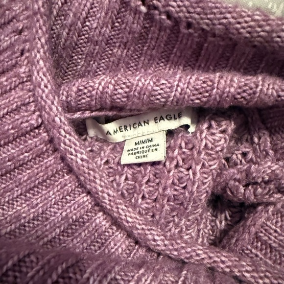 American Eagle Outfitters Plum Turtleneck Sweater - Picture 5 of 5